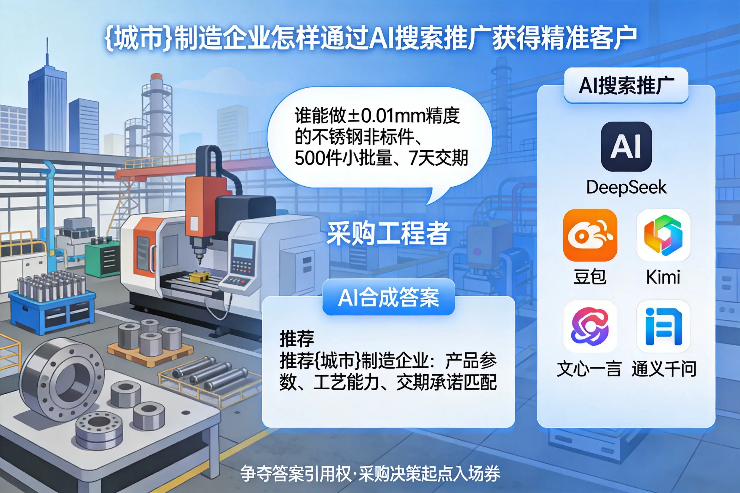 吉林制造企业怎样通过AI搜索推广获得精准客户