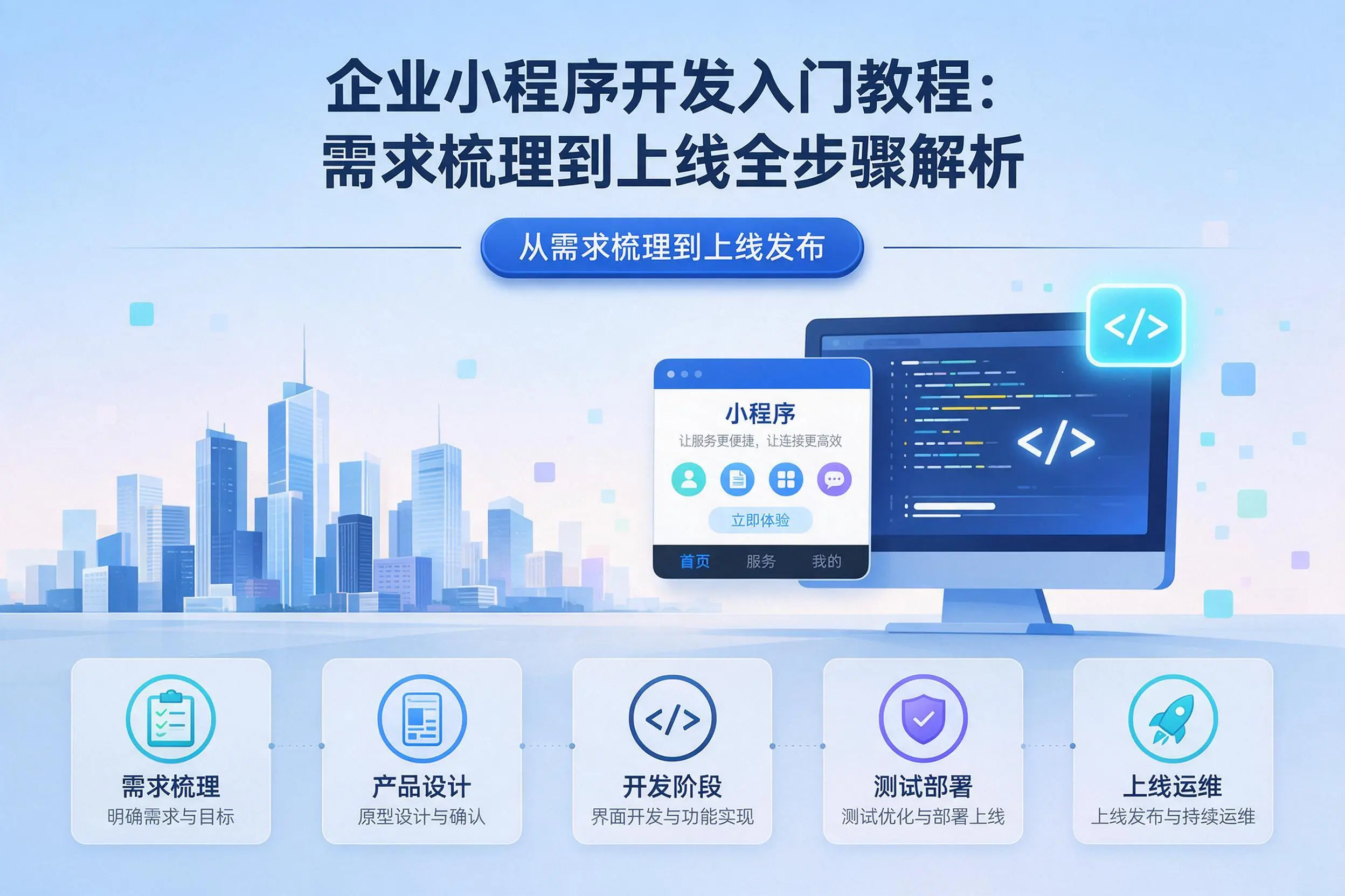 吉林企业小程序开发入门教程：需求梳理到上线全步骤解析