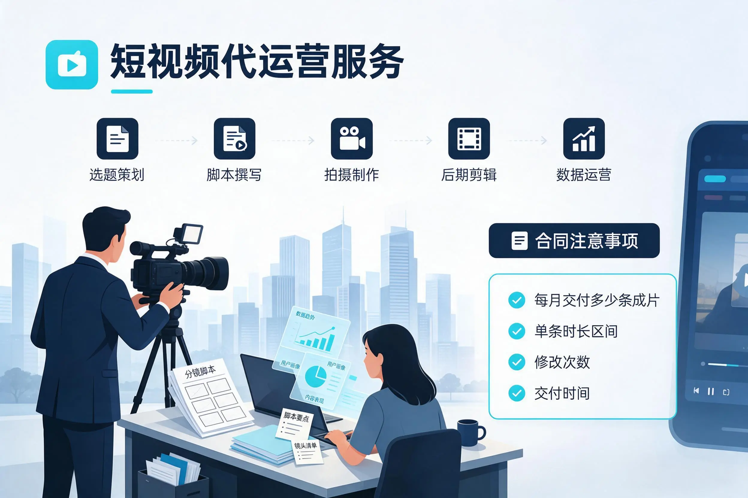 短视频代运营包含哪些服务？吉林企业常见问题科普