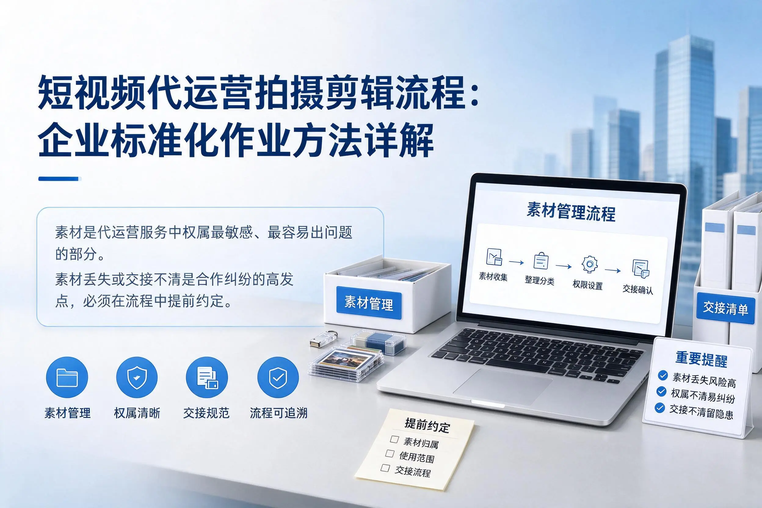 短视频代运营拍摄剪辑流程：吉林企业标准化作业方法详解