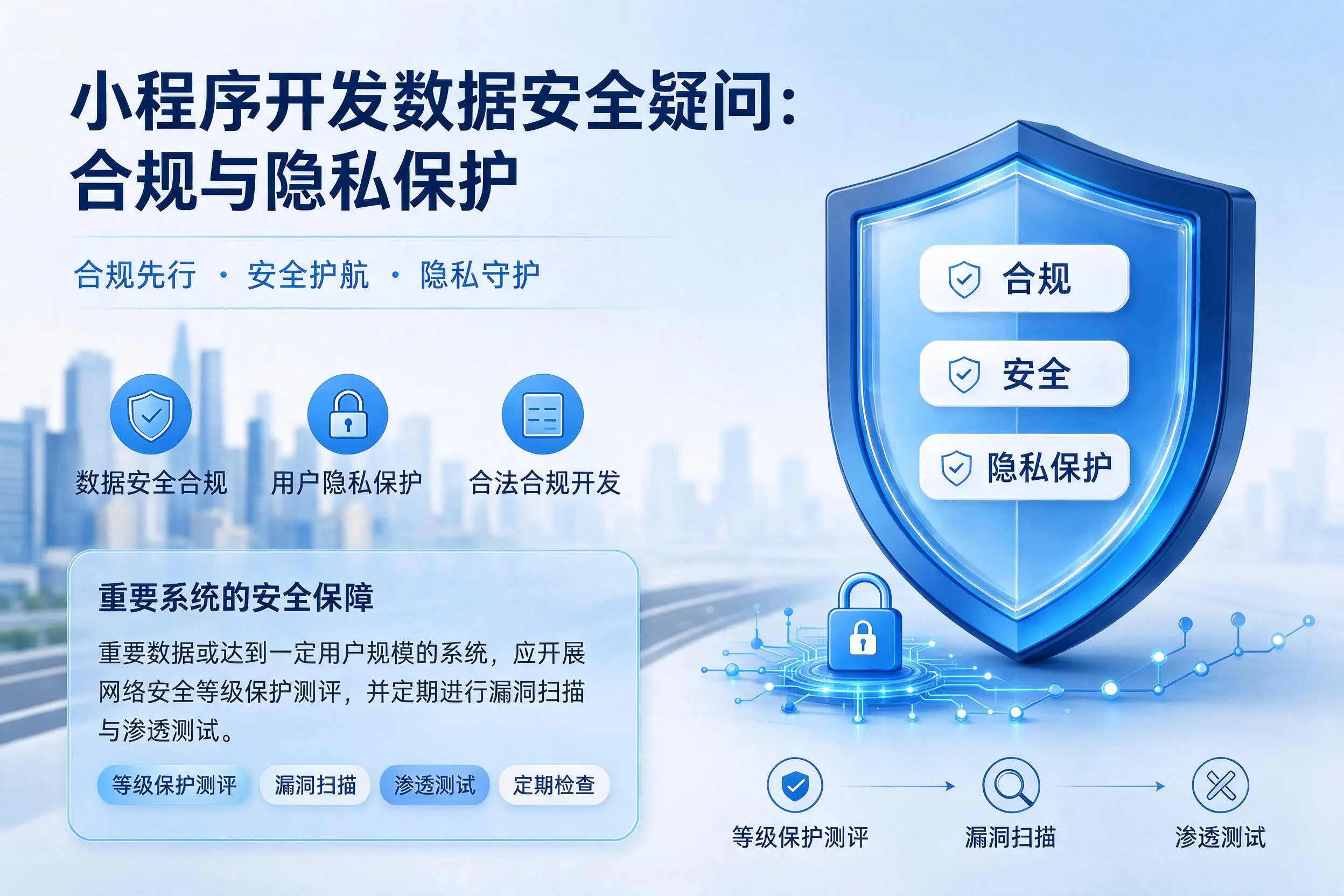 吉林小程序开发数据安全疑问：合规与隐私保护