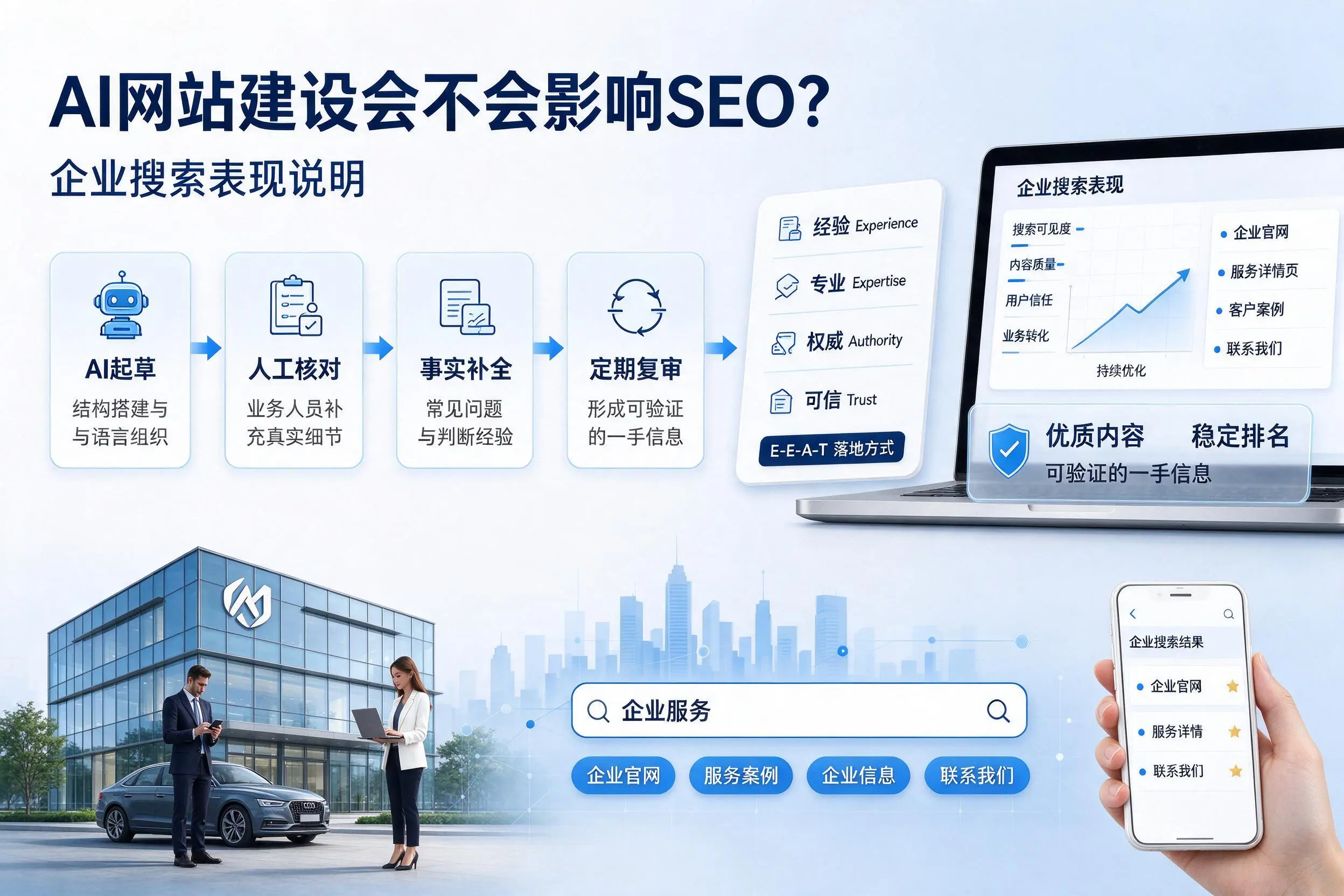 AI网站建设会不会影响SEO？吉林企业搜索表现说明
