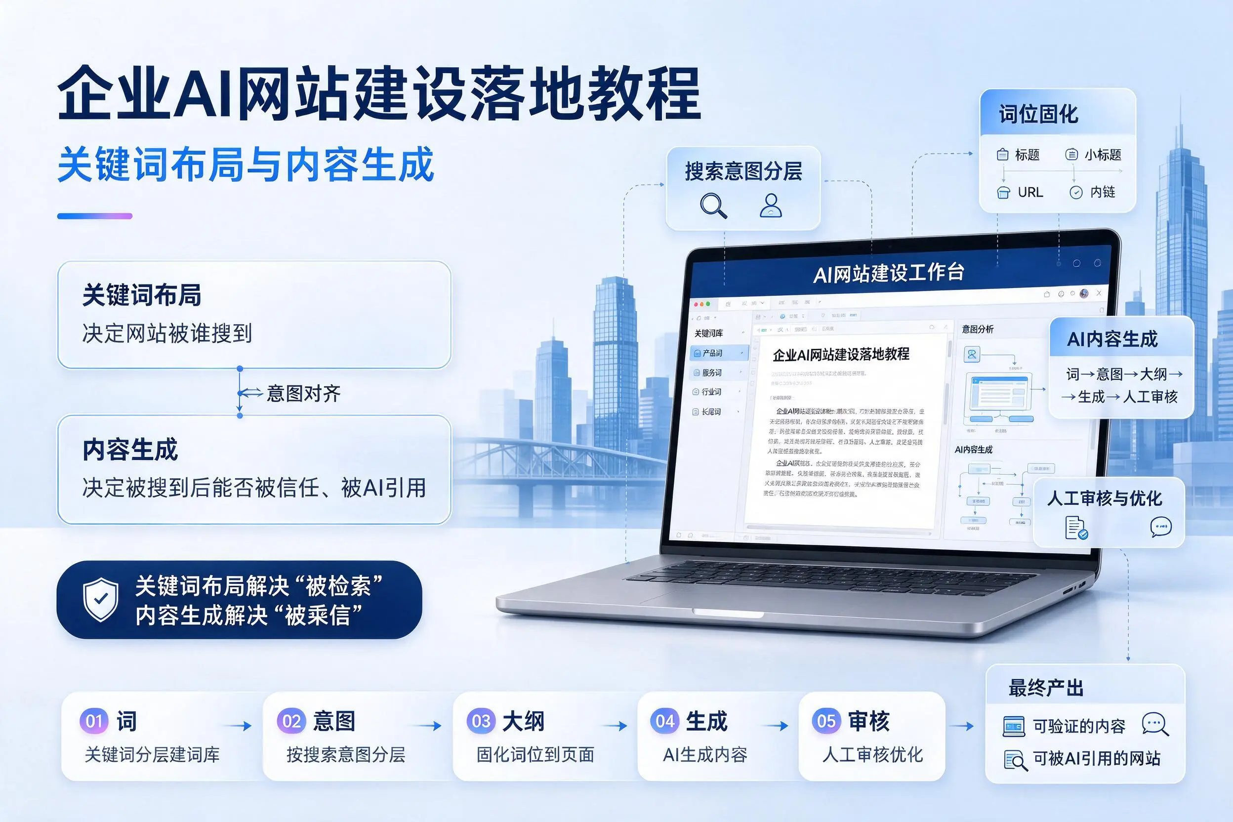 吉林企业AI网站建设落地教程：关键词布局与内容生成
