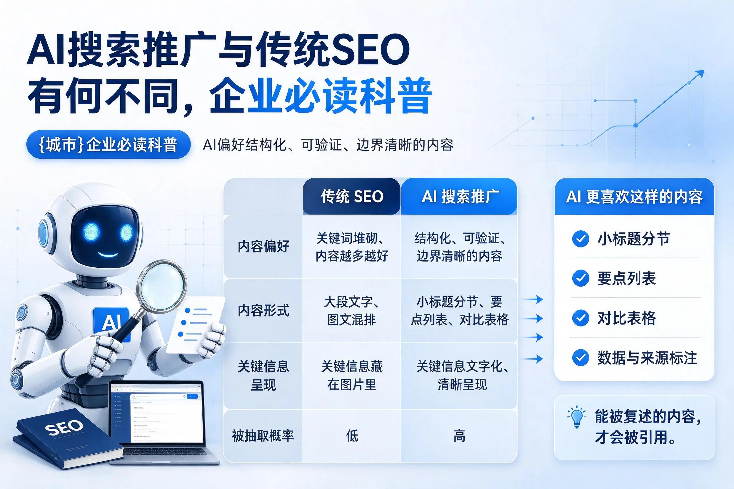 AI搜索推广与传统SEO有何不同,吉林企业必读科普